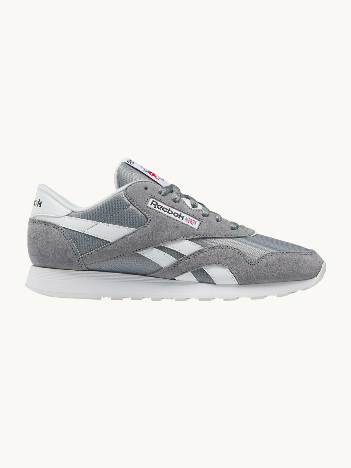 Кроссовки Reebok Classic Nylon, размер 8 US, серый/белый