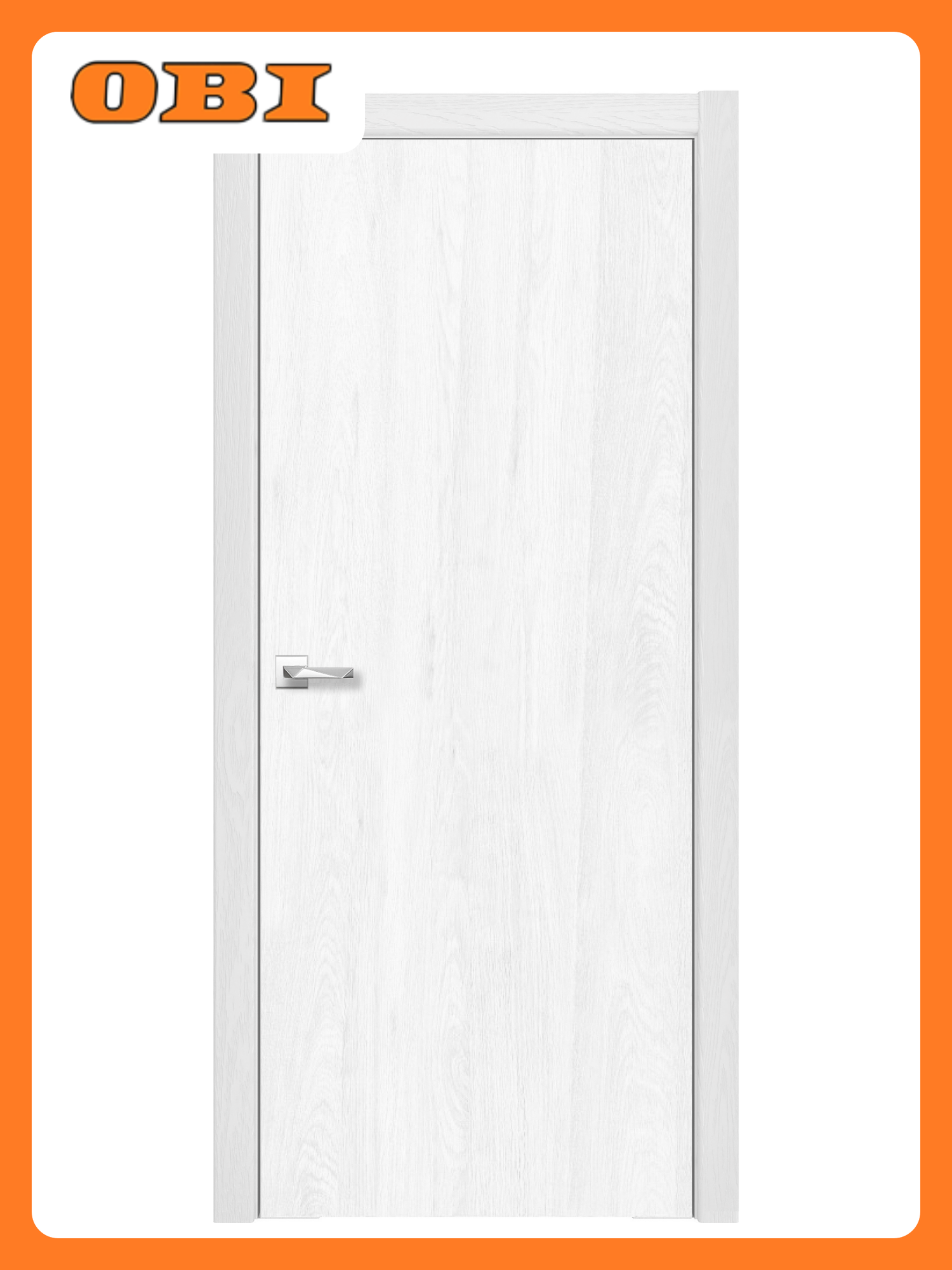 Дверное полотно глухое 2000х600 финиш-плёнка анкор серебристый