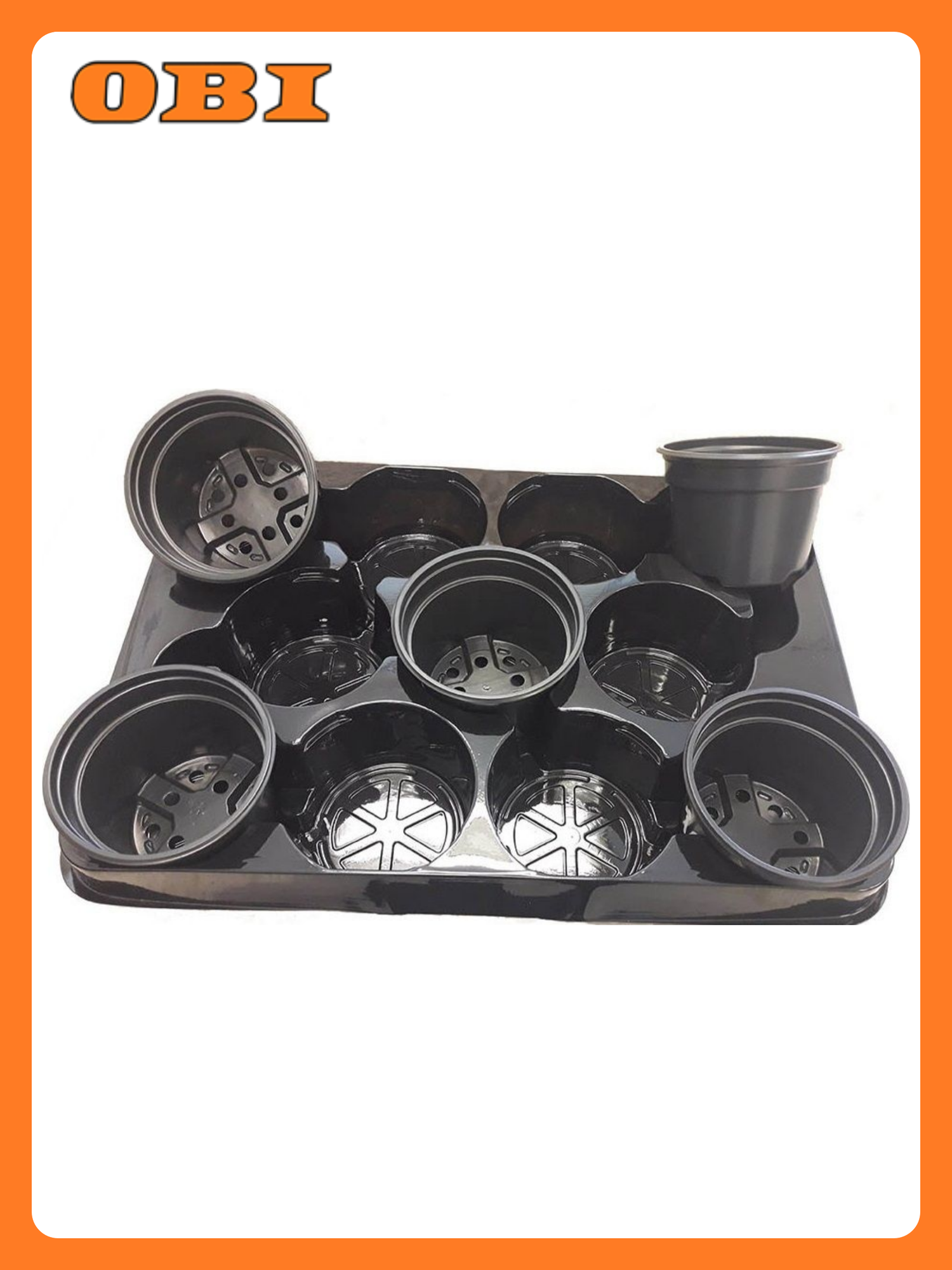 Транспортная кассета с круглыми горшками d 10 см 11 горшков