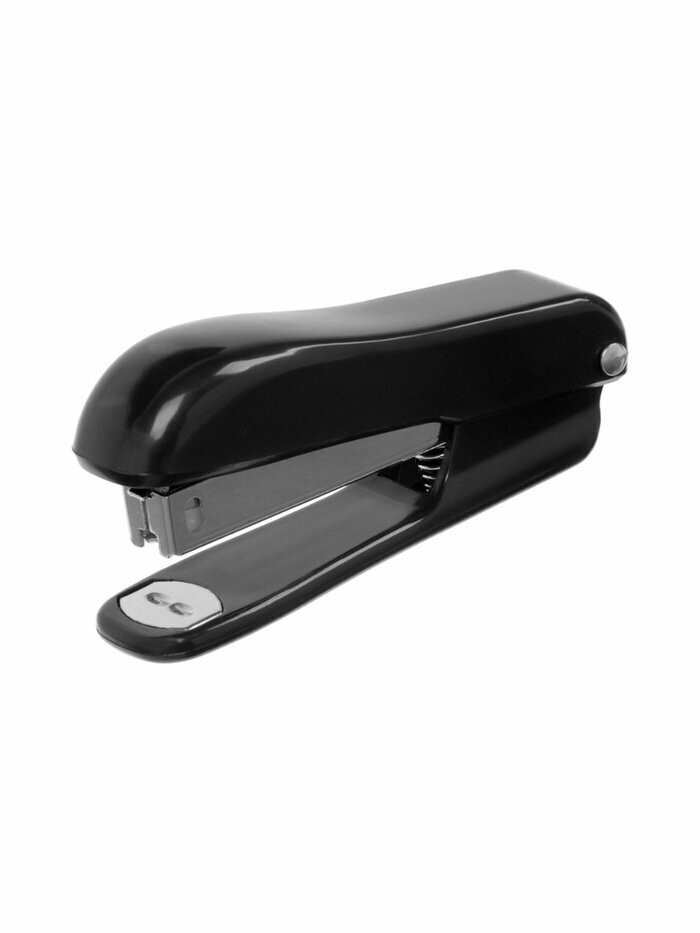 Степлер №10 Классика до 10 листов, корпус черный, 3 штуки — фото 1