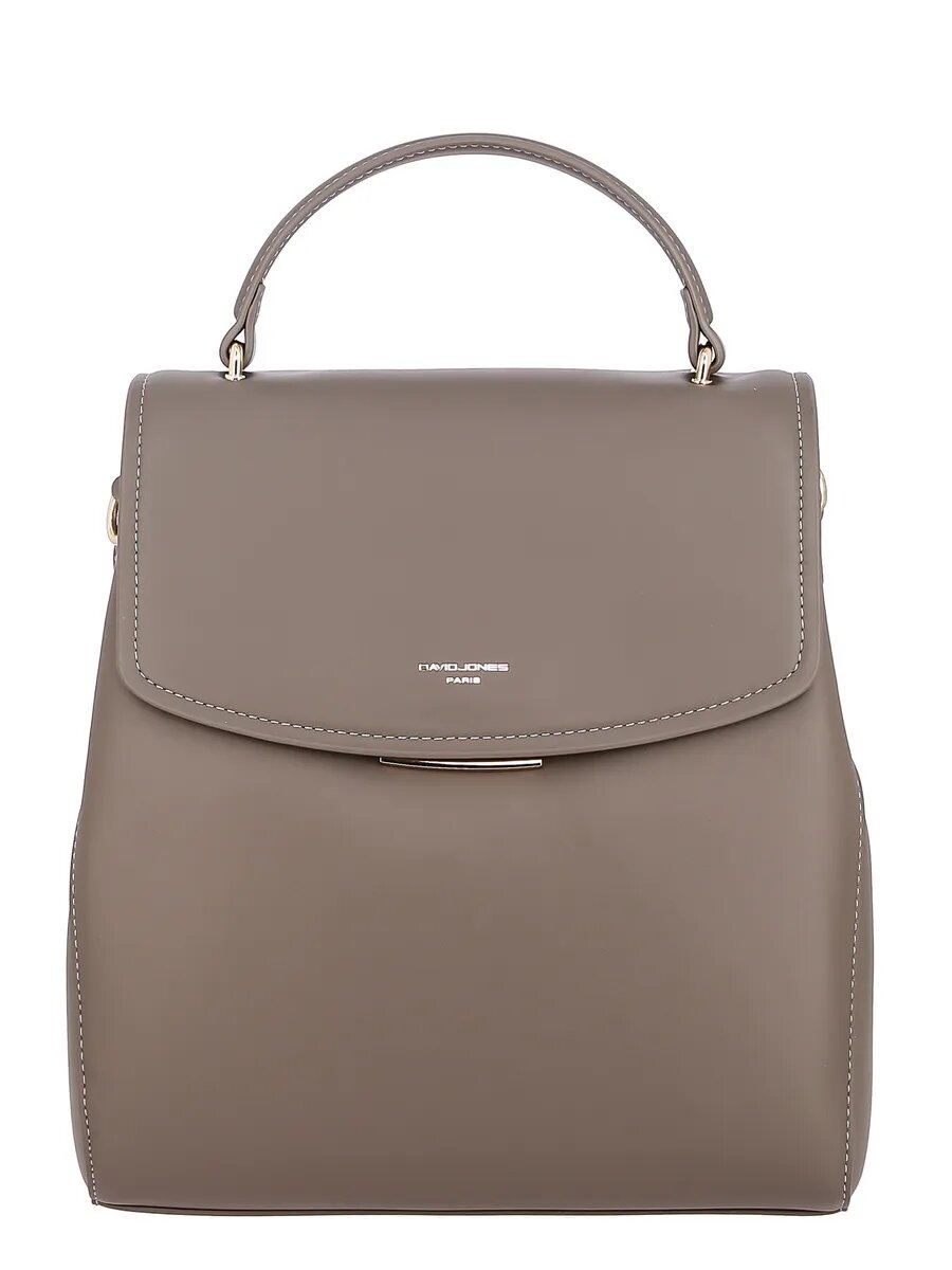 Сумка-рюкзак DAVID JONES, серо-коричневый — фото 1