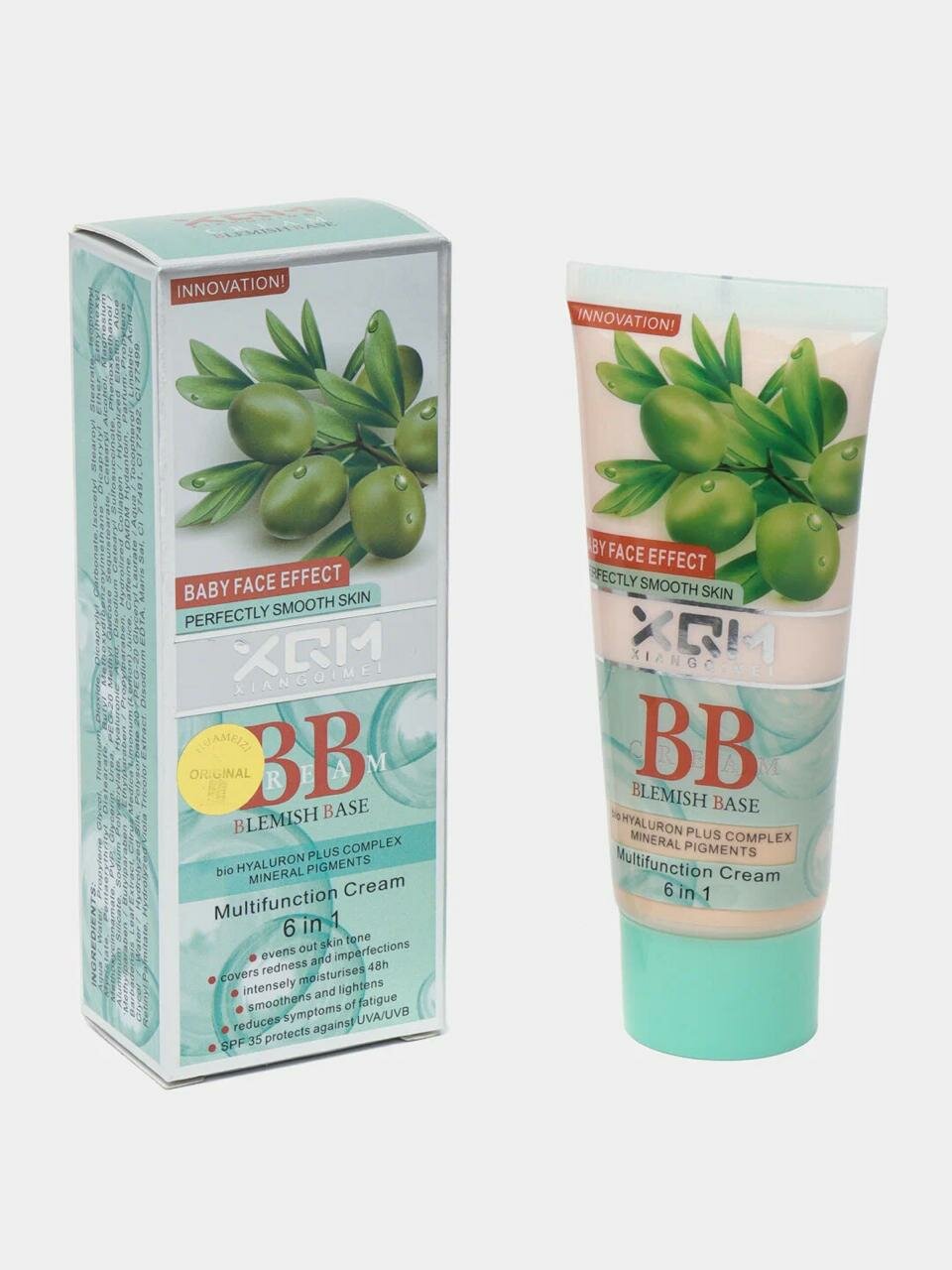 Крем для загара BB солнцезащитный крем XQM SPF 15 формула 6 в 1