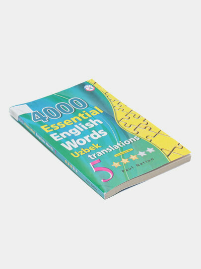 Книга, 4000 essential english words 5, Uzbek translations