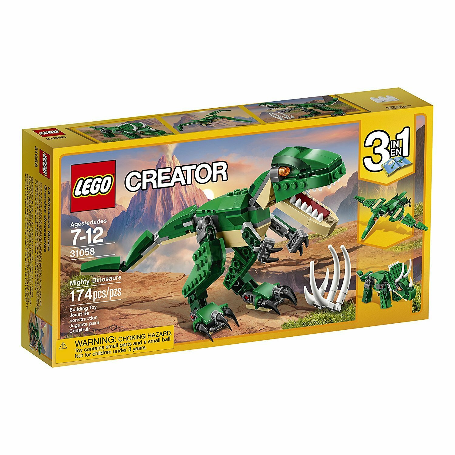 Конструктор LEGO Creator 31058 Грозный динозавр, 174 дет.