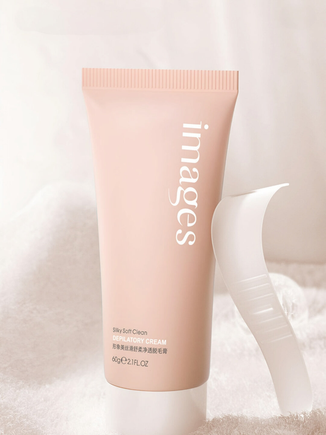 Крем для депиляции от бренда Images (60 г) — это эффективное средство для удаления нежелательных волос - Розовый — фото 1