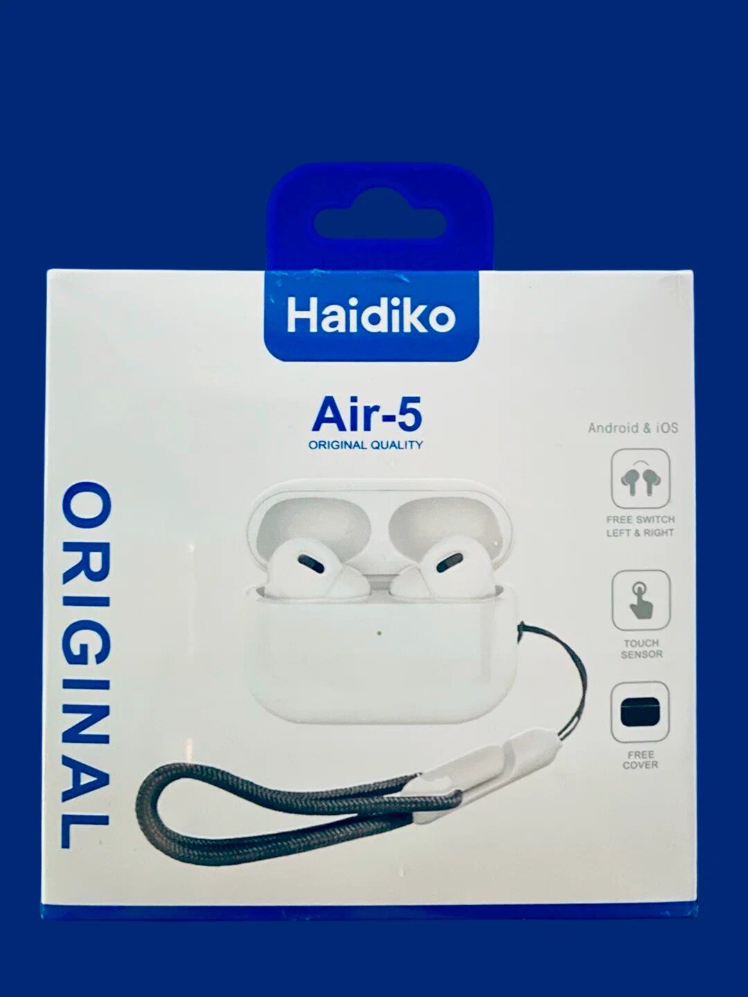 Беспроводные наушники Haidiko Air-5, сенсорное управление, голосовые команды, Bluetooth 5.3