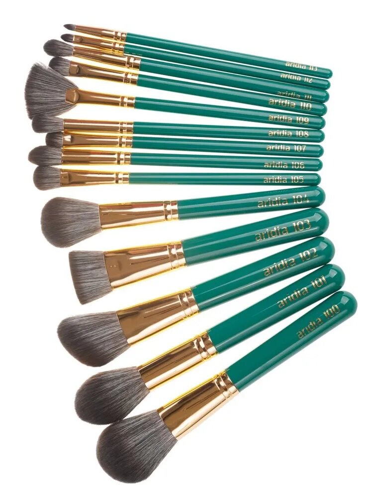 Набор кистей для макияжа, для теней, для сухих текстур, 14 шт. — фото 1