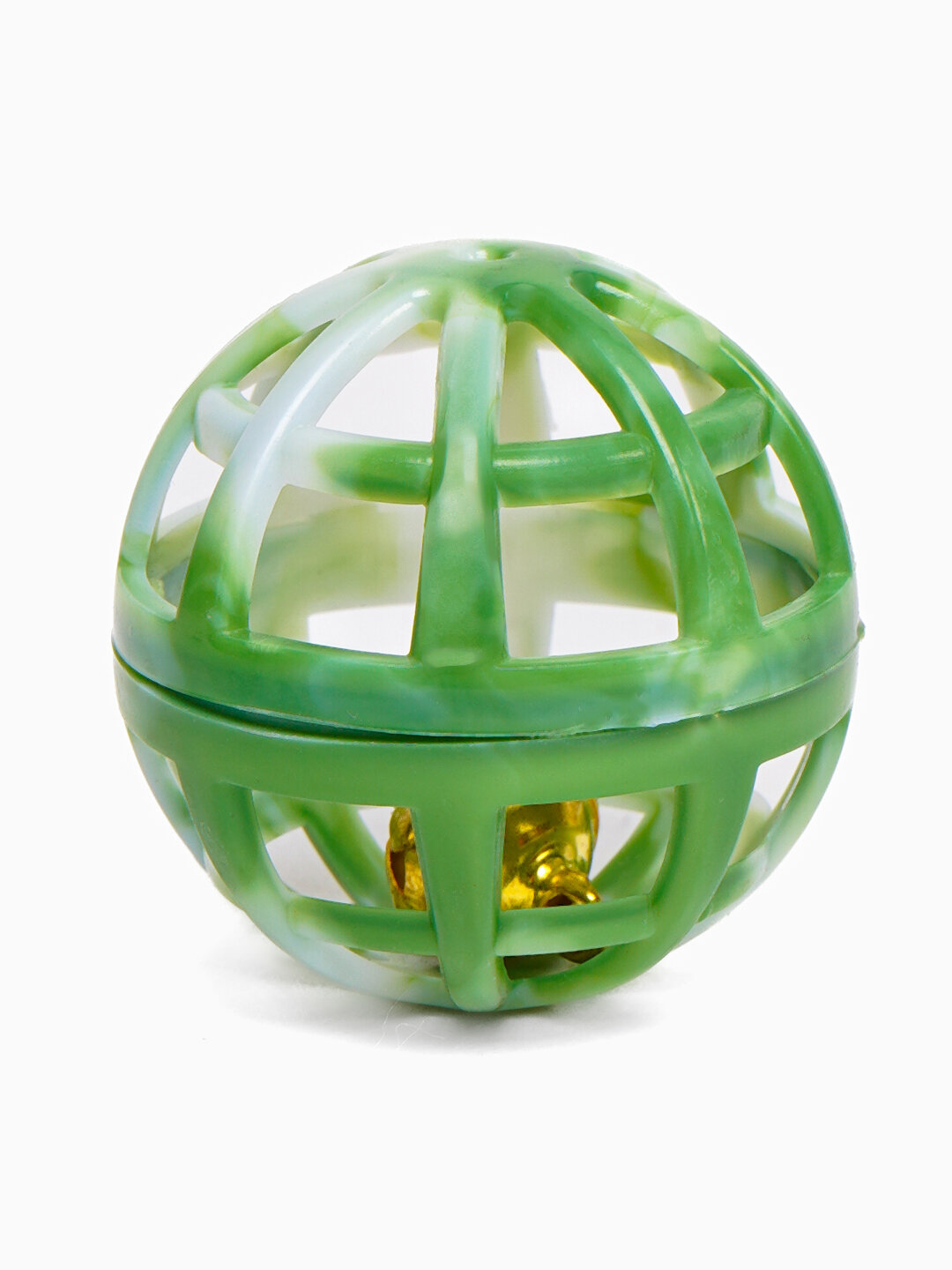 Мяч для котят с бубенчиком, интерактивные игрушки, с бубенчиком, 2 штуки цвет рандомный