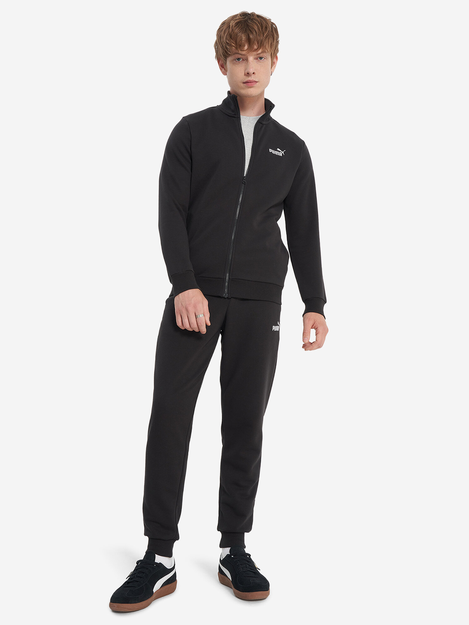 Костюм спортивный PUMA, размер L, черный — фото 1