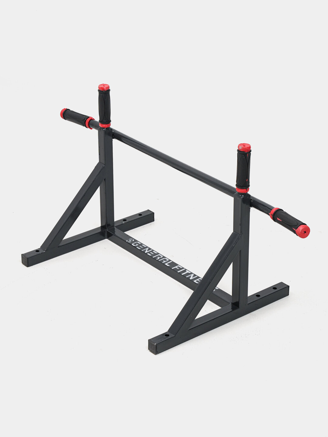 Горизонтальный турник 3в1, настенный, до 200кг, ширина 100 см, красный — фото 1