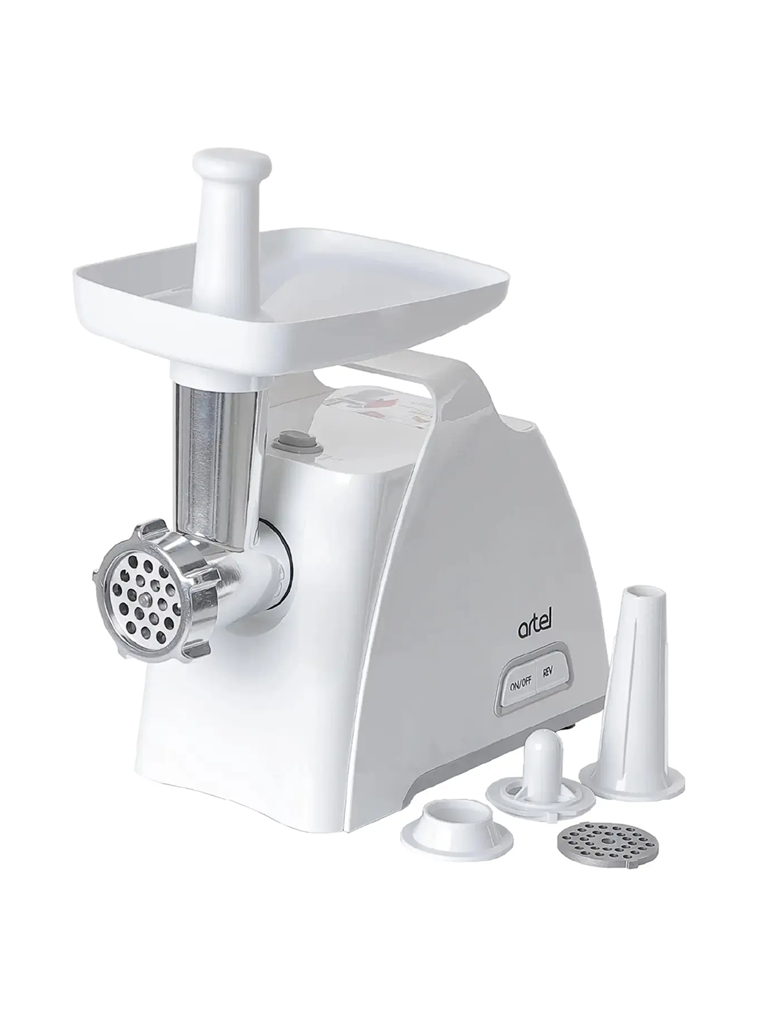 Мясорубка Artel ART-MG-1083 белый мощность 1600 Вт реверса система защиты Digital Protection