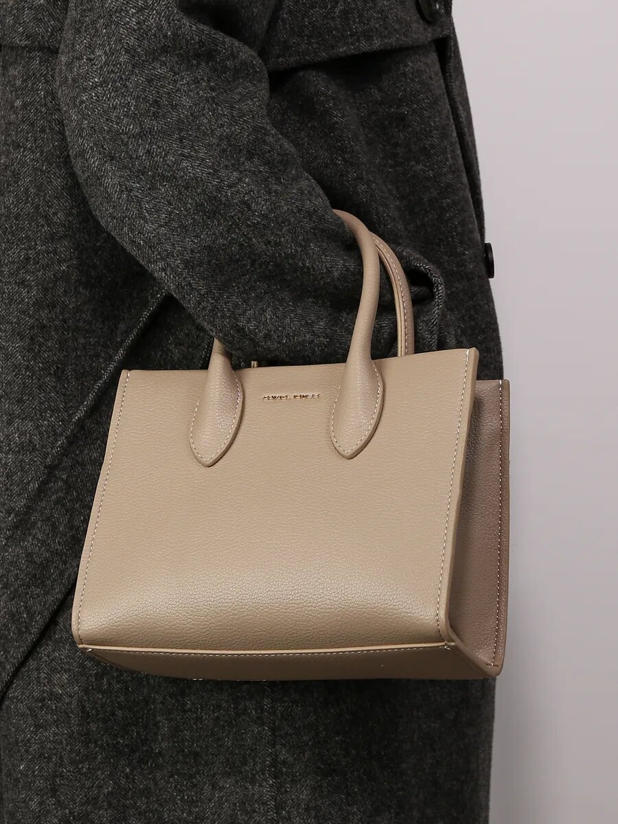 Сумка тоут DAVID JONES, песочный — фото 1