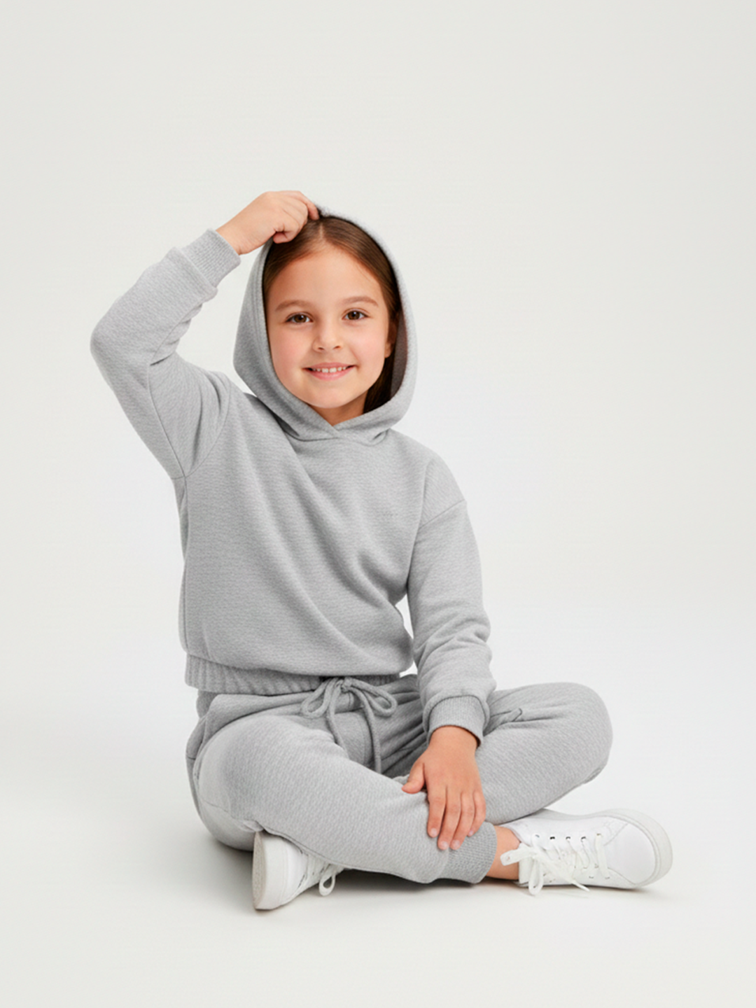 Толстовка neo, размер 140, серый — фото 1