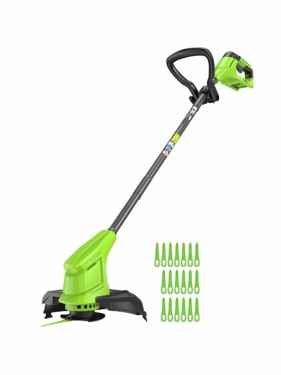 Триммер аккумуляторный GREENWORKS G24LT251 2113307SA (24В, 25см, с 1хАКБ 2Ач и ЗУ) GR