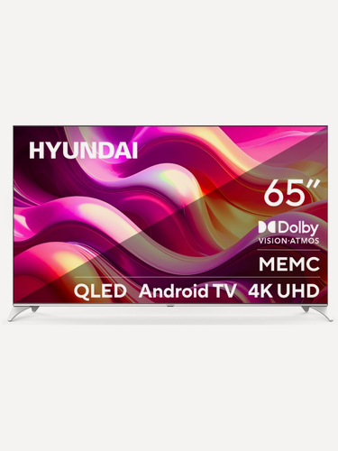 Изображение товара Телевизор Hyundai H-LED65QBU7500 65" QLED, 4K Ultra HD, черный, смарт ТВ, Android