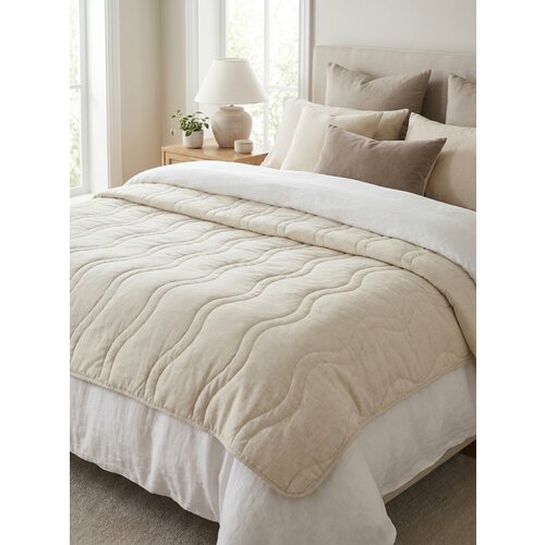 фото Одеяло "cozy linen" (172х210) лен/хлопок, наполнитель лён cozy home
