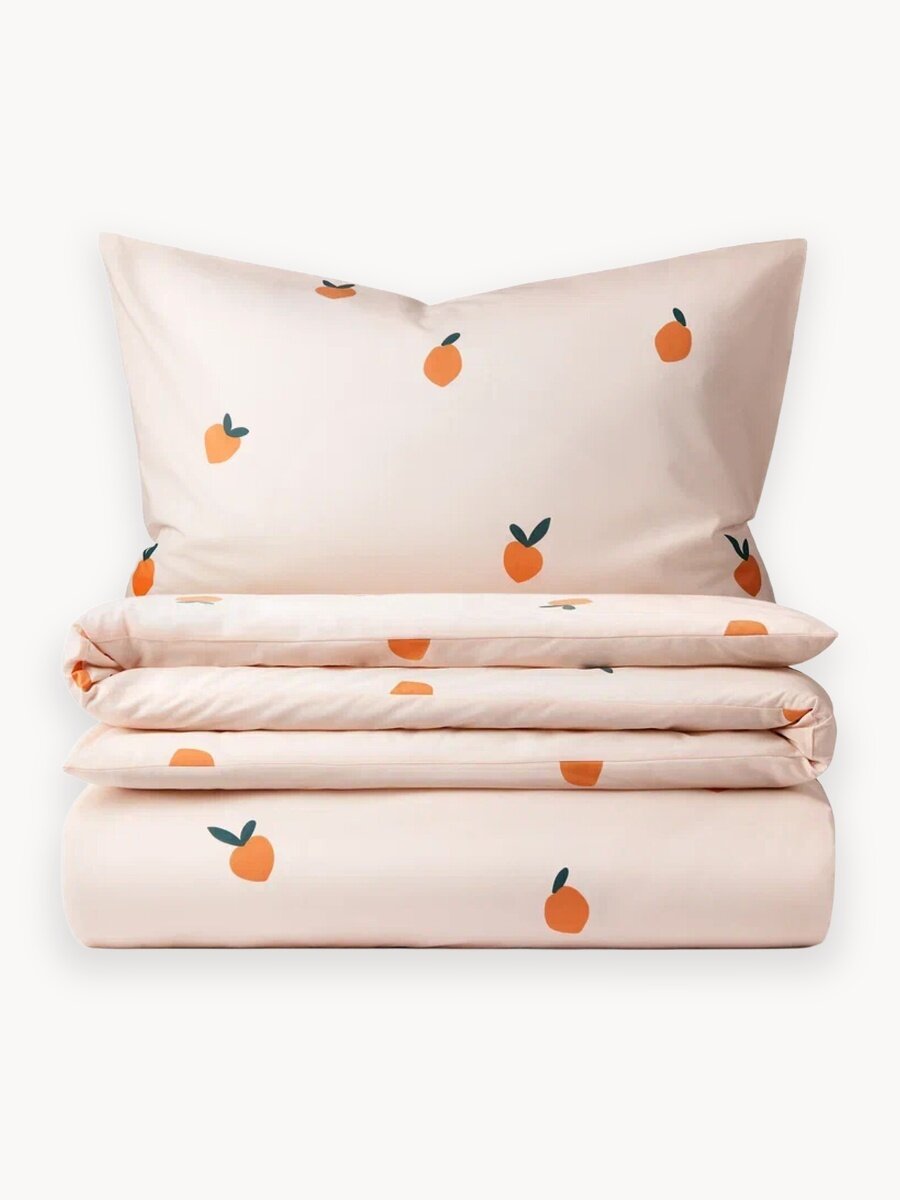 Комплект постельного белья без простыни Pragma Engale 1,5 спальный, розовый