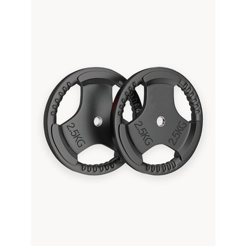 Блины для штанги обрезиненные PS-826 Perfetto Sport 2,5 кг 26 мм комплект 2шт