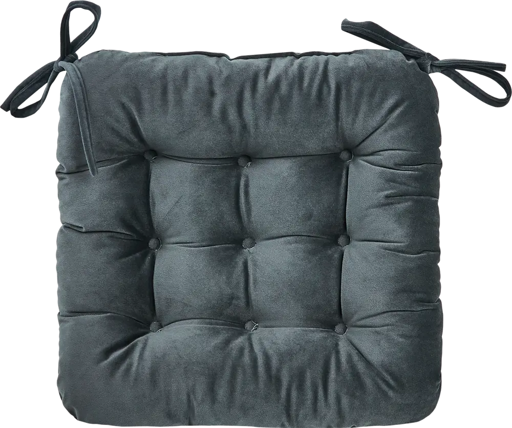 Подушка на сиденье Linen Way «Paris 2» 40x36 см цвет темно-серый