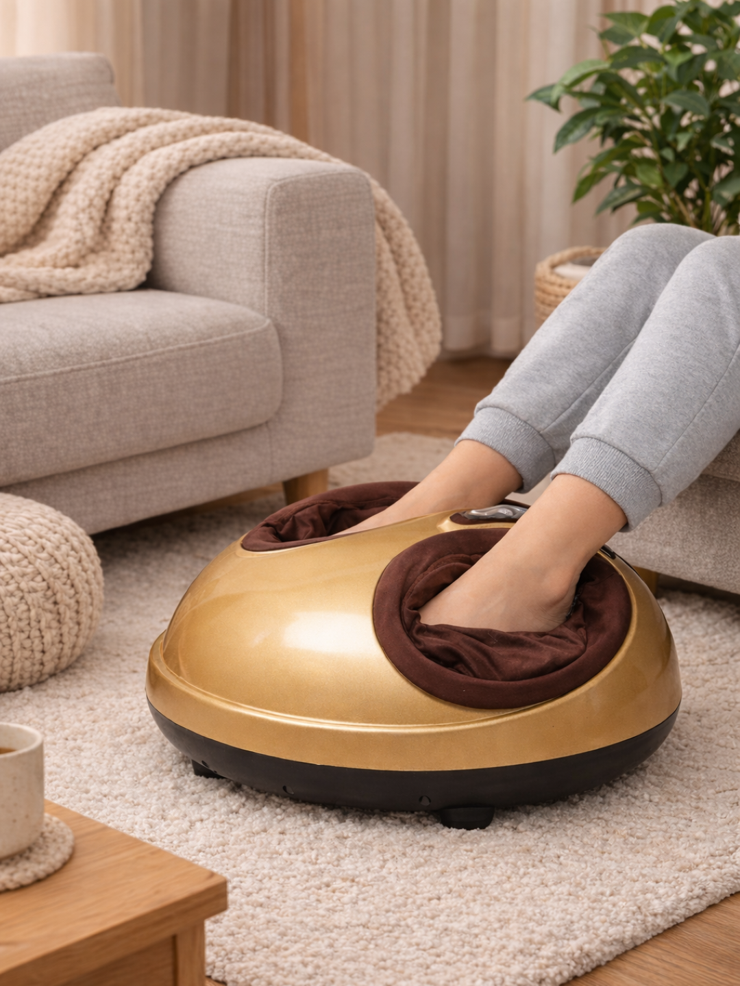 Электронный массажер A-108для ног, обогреватель и массажер для снятия боли в ногах, капсула