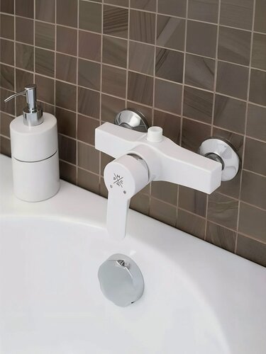 Изображение товара Смеситель для душа, РМС, с картриджем, пластиковый корпус, PL5-003