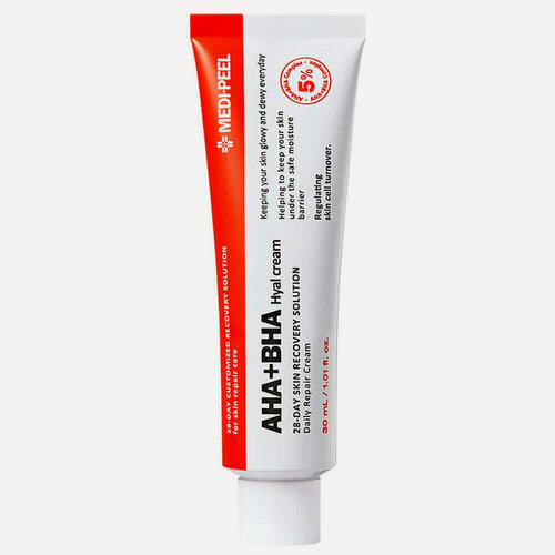Изображение товара Medi-Peel Обновляющий крем с комплексом кислот AHA BHA 28 Days Hyal Cream 30ml