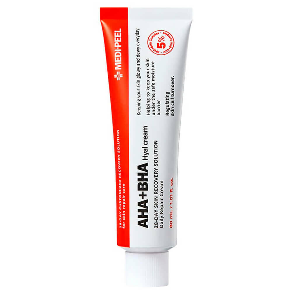 Medi-Peel Обновляющий крем с комплексом кислот AHA BHA 28 Days Hyal Cream 30ml