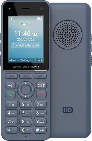 Телефон стационарный Grandstream WP826 серый