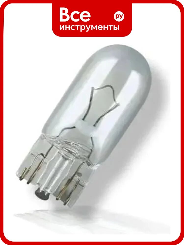 Автомобильная лампа маяк W5W 24V 5W W2.1x9.5d, габариты, поворотники 4660007276516 62405бц