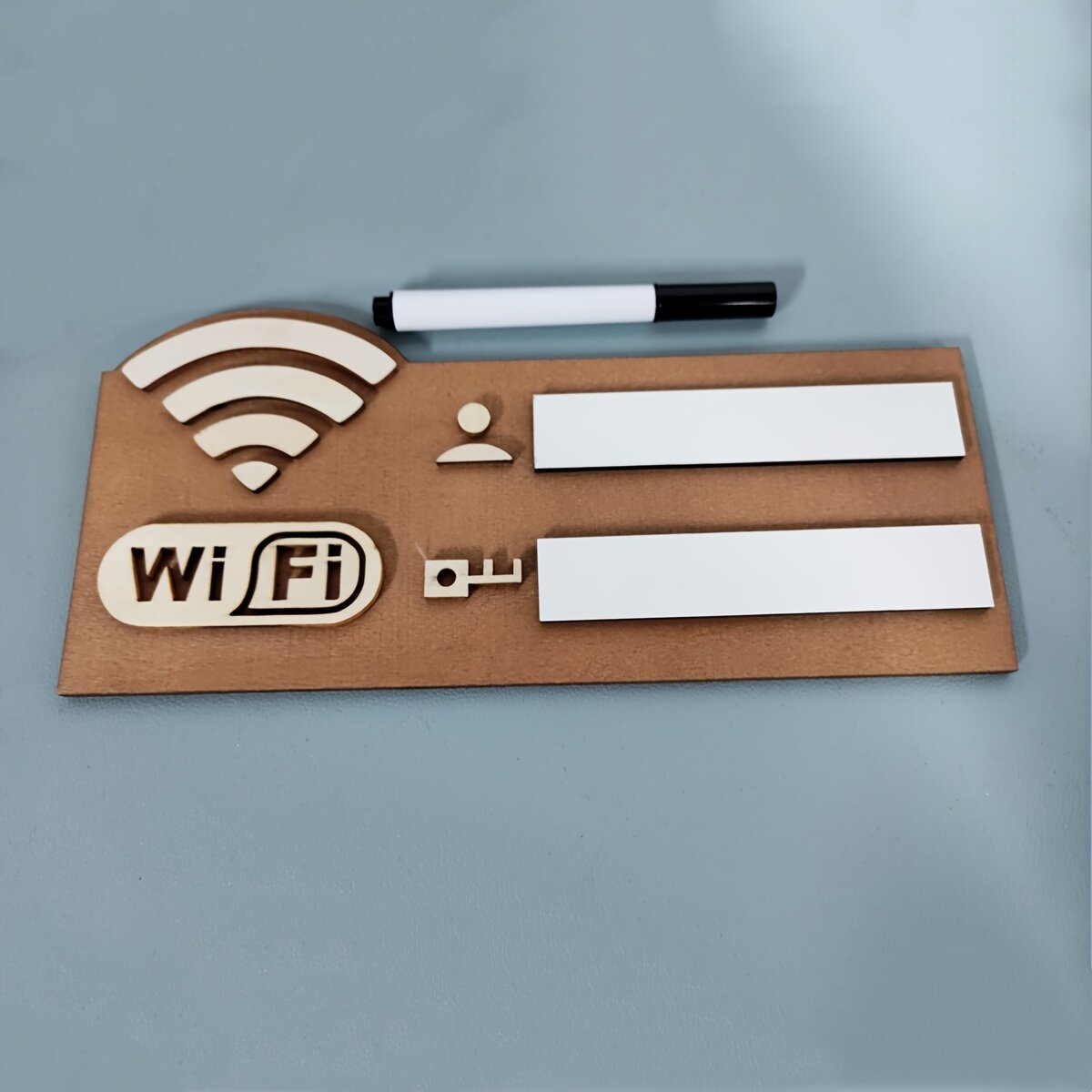 Деревянная настенная табличка для пароля от Wi-Fi в винтажном стиле с золотыми буквами, 1 шт.