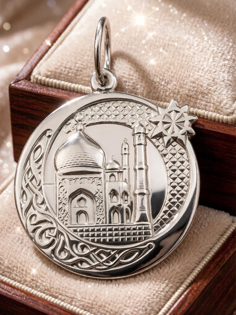 Подвеска, серебро, 925 проба, родирование