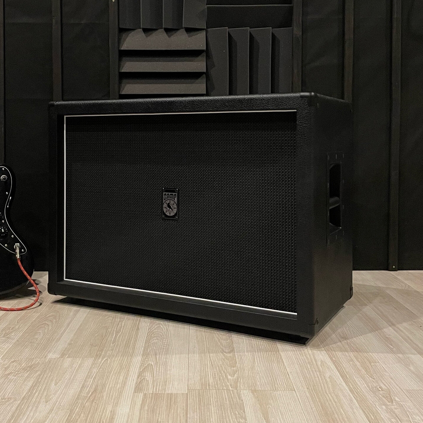 Samp Custom Celestion Vintage 30 + G12T-75 120W 2x12 Черный горизонтальный кабинет