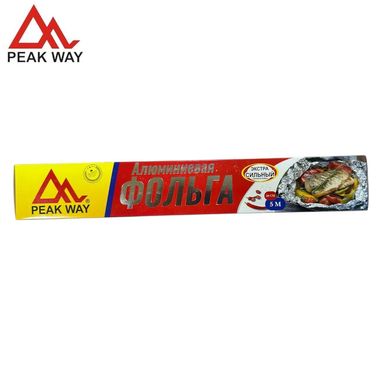 PEAK WAY алюминиевая фольга, кухонной фольга, высокоэффективная защита плиты 30см 5м