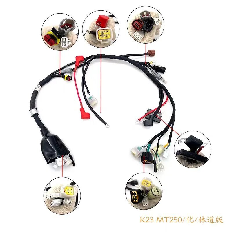 Жгут проводки мотоцикла KEWS K23 MT250, эндуро.