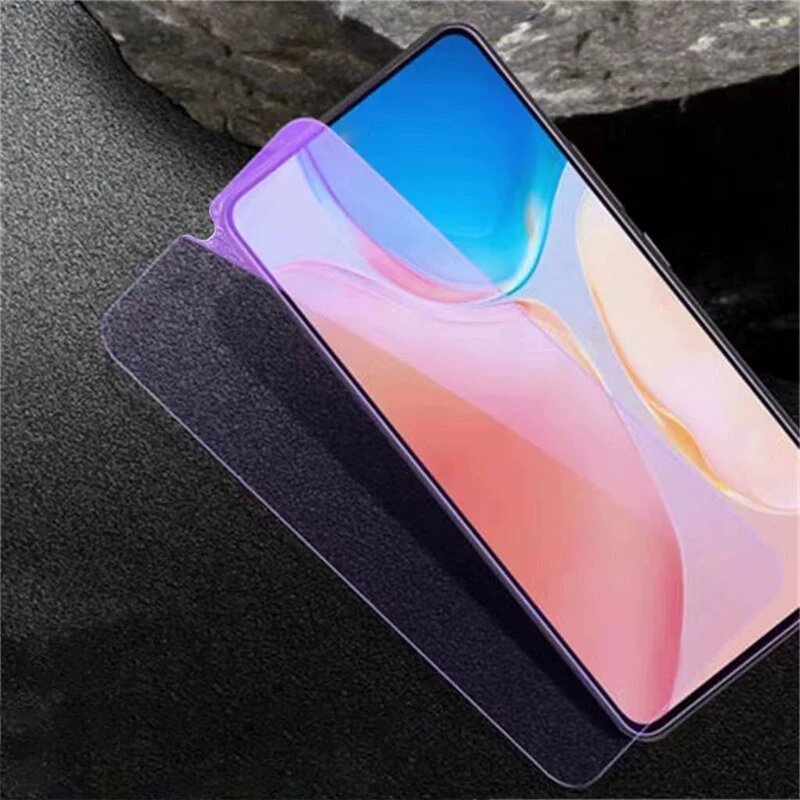 Защитное стекло для Redmi 13C прозрачное с анти-синим светом, 3 шт, без приватности для смартфона