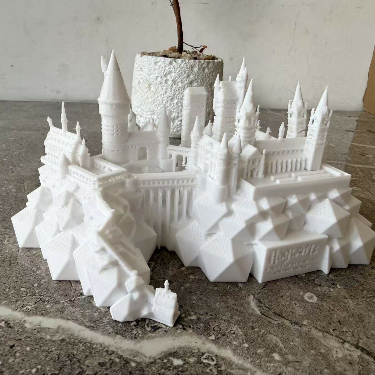 Новинка! Хит продаж! 3D-печатная модель замка Гарри Поттера, статуэтка, настольное украшение, декоративный предмет, изделие ручной работы.