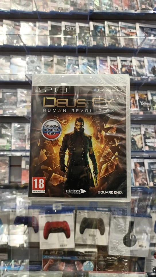 Deus Ex Human Revolution [PS3 русская версия](новая/перепак) (МК)(SPC)