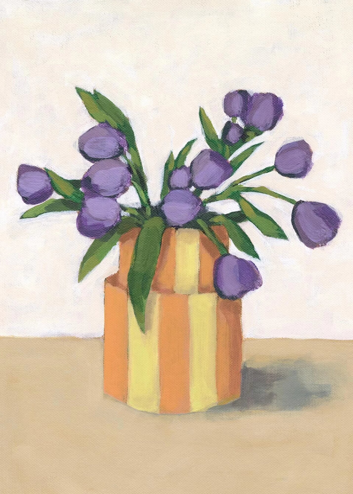 Постер Potdemiel "Абстрактная девушка и золотая рыбка" 6, 20x30cm