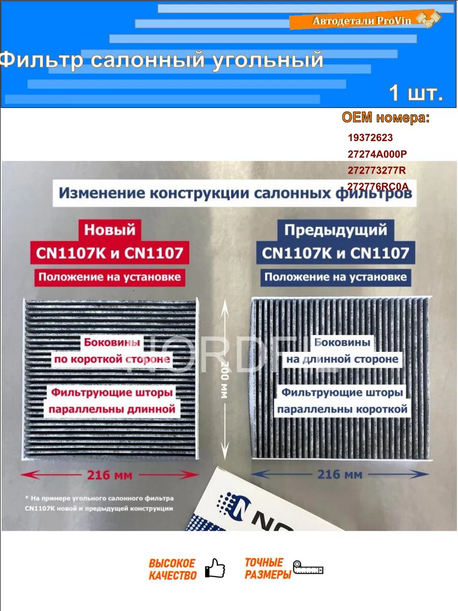 Фильтр салонный угольный дачиа дастер ii