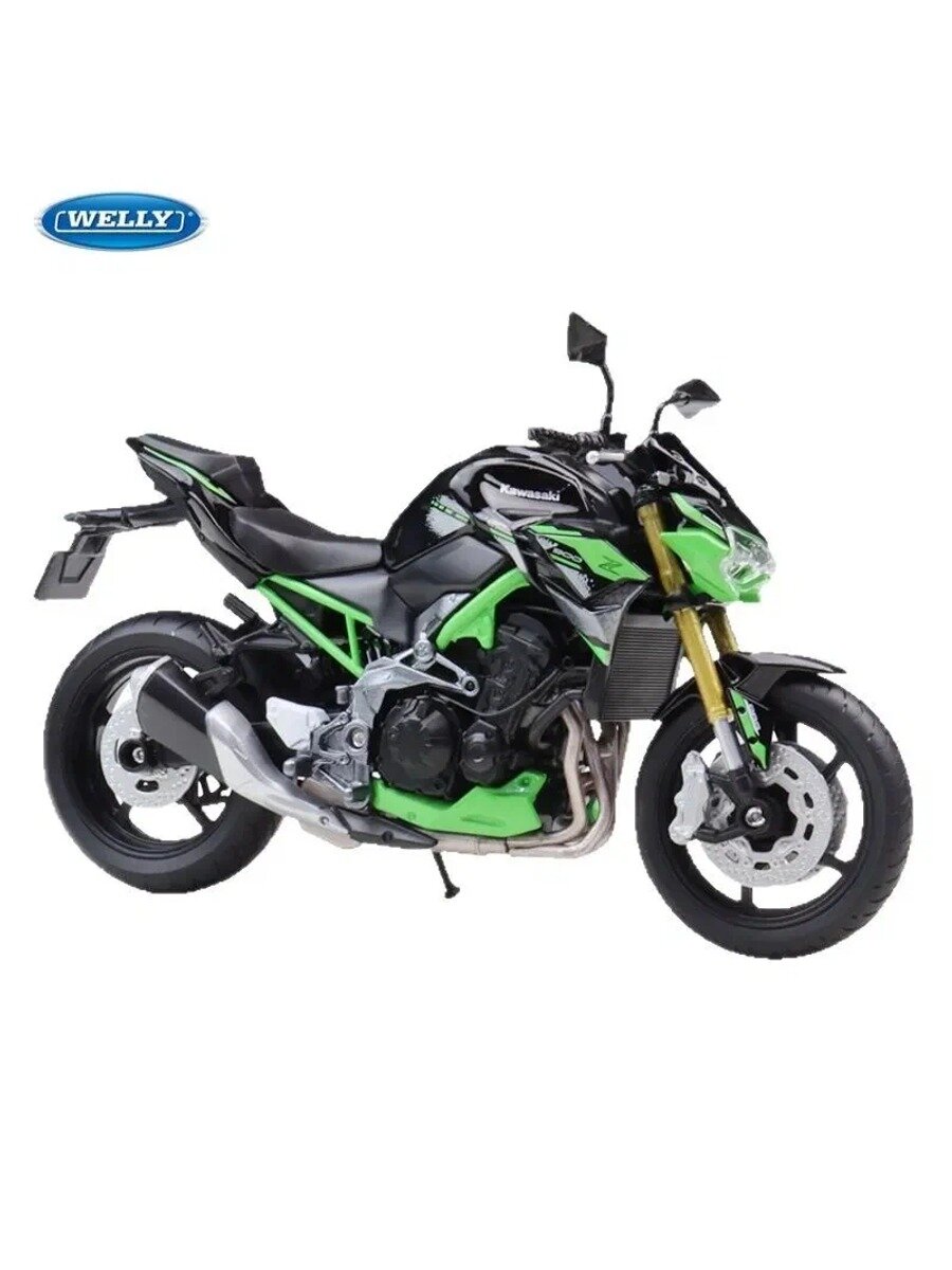 WELLY 1:12 Kawasaki Z900 SE 2024 Модель мотоцикла, классический вариант, игрушка