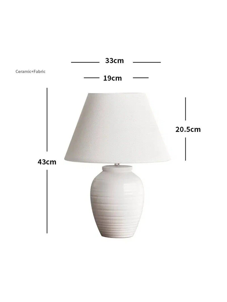 Керамическая настольная лампа для гостиной, Цвет Clay pot fabric table lamp F type