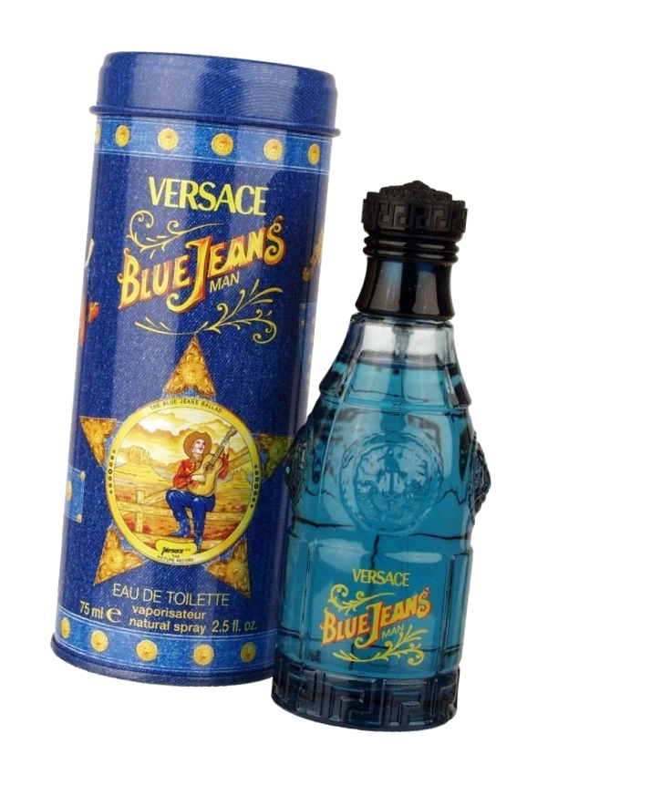 Versace Blue Jeans 75 мл туалетная вода мужская - Версаче Блу Джинс синие Джинсы