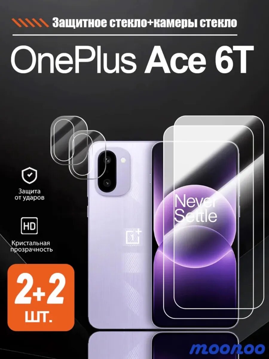 Защитное стекло на OnePlus Ace 6T (ОнеПлюс Эйс 6T)