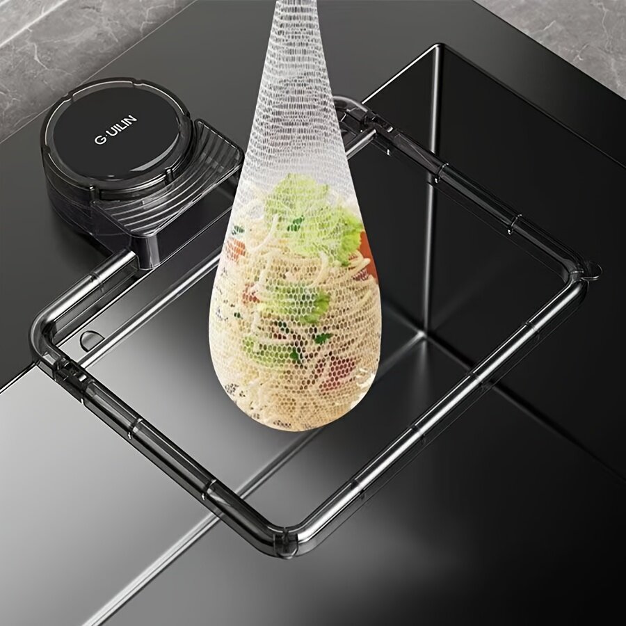Одноразовые фильтрующие сетки для кухонной раковины, съемные и перемещаемые, для установки без сверления на присосках, противозасорные, для фильтрации риса и пищевых отходов, из пластика, 100 шт.