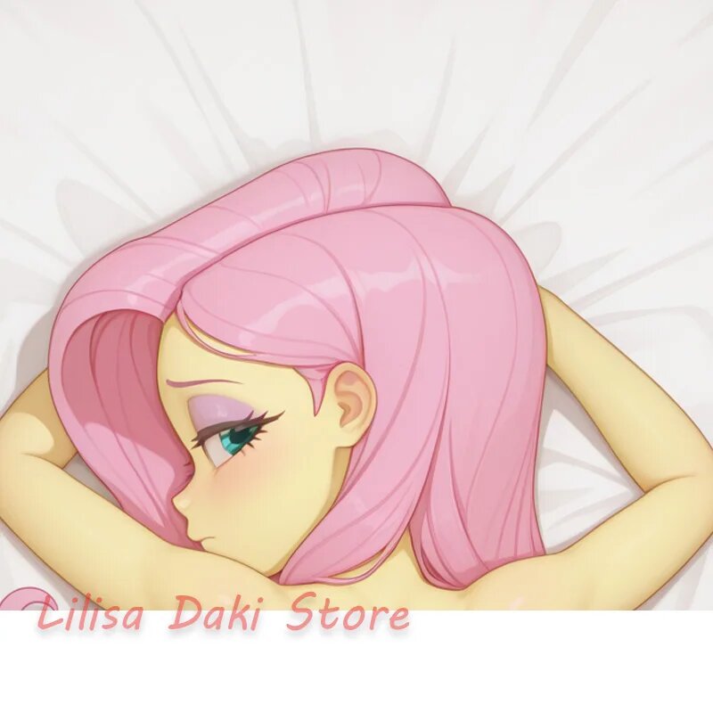 Наволочка для подушки-дакимакуры Fluttershy 50x150cm 2WT
