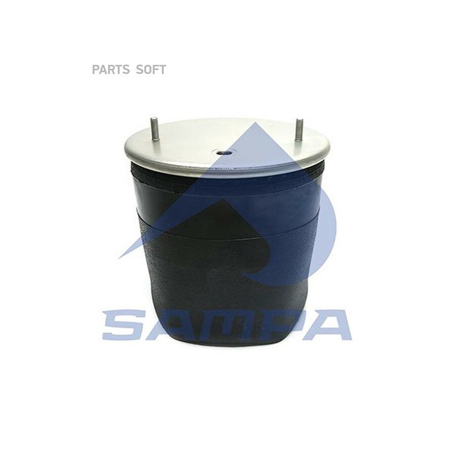 SAMPA SP55881 SP 55881 пневмопод. без стак! h520 2шп. M12смещ.25. 1отв. штуц. M22. Н: 1шп. M16\ BPW