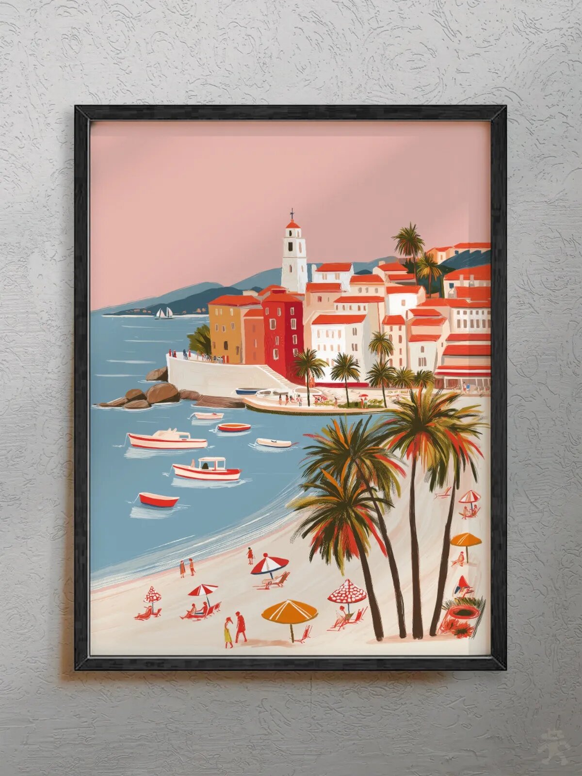 Интерьерный постер "Côte Afternoon" в стиле pinterest, формата 30x40 см.