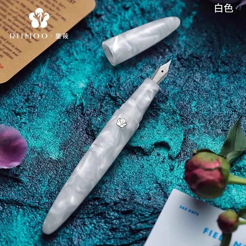 Перьевая ручка ROOIIM Liyou 581, Snow Wild White, 0.38mm