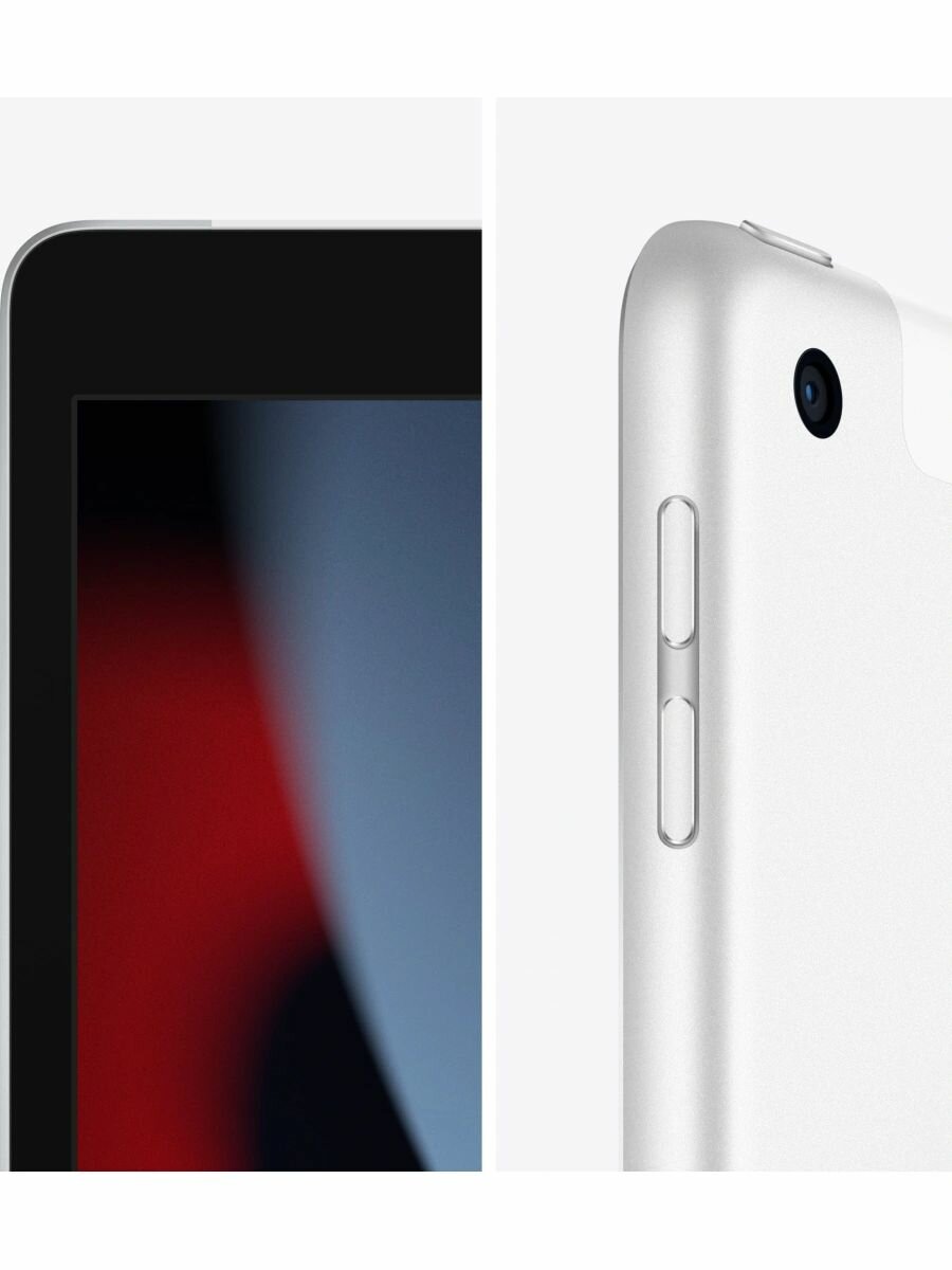Планшет Apple iPad 2021 (9 Gen) 10.2" A2604 3/64GB Wi-Fi + Cellular, A13 Bionic, серебристый — фото 1
