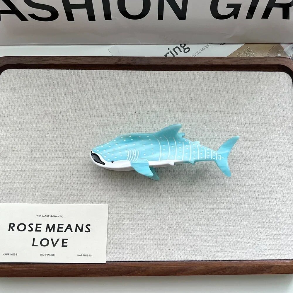 Синяя заколка для волос Ocean Series, D-12.7CM